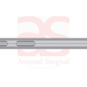 Liposuktionskanüle mit Handgriff  Liposuction Cannula with Handle Inline, 3.0 mm x 130 mm